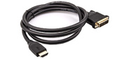 VCOM CG484G-1.5M Кабель HDMI AM / DVI (24+1)M, 1.5м, CU, 1080P@60Hz, VCOM <CG484G-1.5M>
