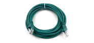 Патч-корд Buro UTP 4 пары cat5E CCA molded 3м зеленый RJ-45 (m)-RJ-45 (m)