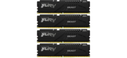 Память DDR5 4x16GB 6000MHz Kingston KF560C40BBK4-64 Fury Beast Black RTL Gaming PC5-48000 CL40 DIMM 288-pin 1.35В kit dual rank с радиатором Ret
