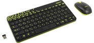 Logitech Wireless Desktop MK240 Nano Black Retail Combo
