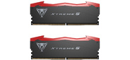 Memory Module PATRIOT Viper Xtreme 5 Gaming DDR5 Общий объём памяти 48GB Module capacity 24GB Количество 2 7600 МГц Множитель частоты шины 36 1.45 В черный PVX548G82C38K