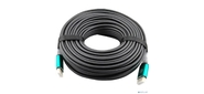 Кабель аудио-видео Cactus CS-HDMI-AOC-2.1-30 HDMI (m) / HDMI (m) 30м. позолоч.конт. черный