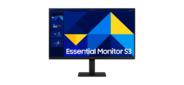 Samsung 24" Essential S3 S30GD S24D300GAI IPS LED 16:9 1920x1080x100Hz 5ms 250cd 1000:1 178 / 178 D-Sub HDMI VESA Tilt Black