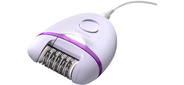 Эпилятор Philips /  Эпилятор,  питание от сети,  металлическая система эпиляции,  моющаяся  головка,  подсветка,  массажная насадка,  бритвенная головка,  щеточка для чистки,  чехол