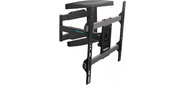 Кронштейн для телевизора Kromax ATLANTIS-60 черный 22"-65" макс.40кг настенный поворотно-выдвижной и наклонный