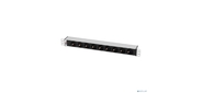 ЦМО Блок розеток Rem-10 без шнура с инд., 9 Schuko, вход IEC 60320 C14, 10A, алюм., 19" (R-10-9S-I-440-Z)