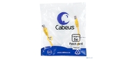 Cabeus PC-UTP-RJ45-Cat.5e-0.3m-YL Патч-корд U / UTP,  категория 5е,  2xRJ45 / 8p8c,  неэкранированный,  желтый,  PVC,  0.3м