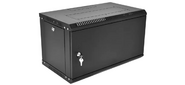 ЦМО Шкаф телекоммуникационный настенный разборный ЭКОНОМ 6U  (600  350) дверь металл,  цвет черный