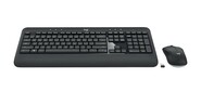Клавиатура + мышь Logitech MK540 Advance клав:черный мышь:черный USB беспроводная slim Multimedia  (920-008691)