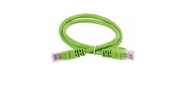 ITK Коммутационный шнур кат. 6А UTP LSZH 1м зеленый