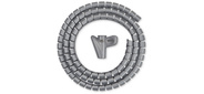 Кабельный органайзер Buro BHP CG155S Spiral Hose 15x1500mm Silver