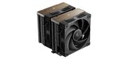 Кулер для процессора DEEPCOOL AK620 G2 LGA1851 / 1700 / 1200 / 115X / AM5 / AM4  (8шт / кор,  TDP 260W,  PWM,  DUAL Fan 120mm,  6 тепл. трубок,  Copper Base,  Wood-grain top cover,  черный) RET  (R-AK620G2-BKNNMN-GJD)