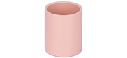 Стакан для канцелярских принадлежностей Deli ENS023 PINK Nusign круглая 83x95мм пластик розовый