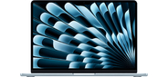 Ноутбук Apple MacBook Air A3240 M4 10 core 16Gb SSD512Gb / 10 core GPU 13.6" Liquid Retina (2560x1664) macOS lt.blue WiFi BT Cam (MC6U4LL / A)