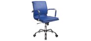 Бюрократ CH-993-Low / blue, Кресло, низкая спинка, синий, иск.кожа