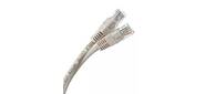 Патчкорд литой Aopen / Qust UTP кат.5е 15м серый