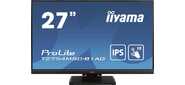 Монитор Iiyama 27" Touch T2754MSC-B1AG черный IPS LED 4ms 16:9 HDMI M / M матовая 1000:1 300cd 178гр / 178гр 1920x1080 D-Sub DisplayPort FHD USB 5.1кг