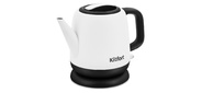 Чайник электрический Kitfort KT-6112 1л. 1630Вт белый / черный  (корпус: нержавеющая сталь)