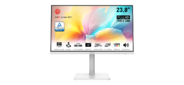 Монитор MSI Modern MD2412PW 23.8" 16:9 FHD (1920x1080) IPS Flat,  1ms (MPRT),  1000:1,  100M:1,  300nit,  178 / 178,  HDMI 1.4,  USB-C,  Speaker,  Tilt,  Swivel,  Height,  Pivot,  VESA,  100Hz,  White