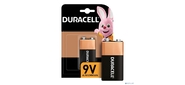Duracell 6LR61-1BL / 6LF22 9V  (1 шт. в уп-ке) алкалиновые,  крона [MN1604] 6LP3146 / MN1604