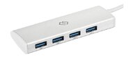 Разветвитель USB-C Digma HUB-4U3.0-UC-S 4порт. серебристый