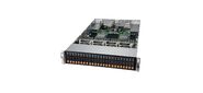 Платформа системного блока SuperMicro SYS-240P-TNRT 2U,  4x LGA4189 Xeon H-Series only,  48x DDR4 3200 DIMM,  24x 2.5" NVMe / SAS3 / SATA3 drive bays 8 tray included ,  4x PCI 3.0 x16 FHHL,  2x PCI 3.0 x8 FHHL,  2x 10G RJ45,  2x 10G SFP+ X710,  2x M.2 SATA / NVME 22110,  2x 2000W  (420148)