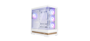 корпус ZALMAN P40 NAMU, ATX, WHITE, WINDOW, WOODEN ELEMENTS, 2xCombo (2.5” or 3.5”), 1xUSB TYPE-C, 2xUSB3.0, SIDE 3x120mm ARGB, REAR 1x120mm ARGB