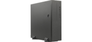 Slim Case Powerman EL555 Black PM-300ATX 2*USB 3.0+2*USB2.0, HD, Audio mATX, miniATX