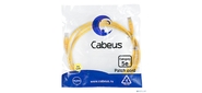 Cabeus PC-UTP-RJ45-Cat.5e-2m-YL-LSZH Патч-корд U / UTP,  категория 5е,  2xRJ45 / 8p8c,  неэкранированный,  желтый,  LSZH,  2м
