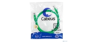 Cabeus PC-UTP-RJ45-Cat.5e-1m-GN-LSZH Патч-корд U / UTP,  категория 5е,  2xRJ45 / 8p8c,  неэкранированный,  зеленый,  LSZH,  1м