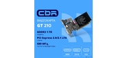 Видеокарта CBR G210 1Gb GDDR5,  64bit,  589Mhz,  1*HDMI + 1*DVI + 1*VGA,  31W,  Ret [VGA-STX210-1G-RTL]