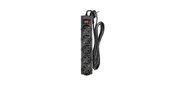 CBR CSF 2505-1.8 Black CB Сетевой фильтр,  5 евророзеток,  длина кабеля 1, 8 метра,  цвет чёрный  (коробка)