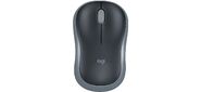 Мышь беспроводная Logitech M185 Grey серая,  оптическая,  1000dpi,  2.4GHz,  |910-002238| USB-ресивер Logitech Unifying® {10}  (272815)