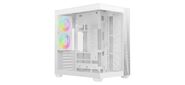 Корпус ПК без блока питания /  Case Ocypus Delta C74 WH ARGB,  Midi-Tower,  TG,  2x120mm ARGB,  2xUSB-A 3.0 + 1xUSB-C 3.1,  ATX,  mATX,  mITX White