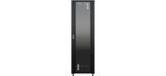 Шкаф серверный NTSS Премиум (NTSS-R42U6080GS-BL) напольный 42U 600x800мм пер.дв.стекл металл 900кг черный 99кг