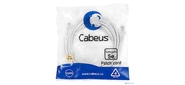 Cabeus PC-UTP-RJ45-Cat.5e-5m-WH-LSZH Патч-корд U / UTP, категория 5е, 2xRJ45 / 8p8c, неэкранированный, белый, LSZH, 5м