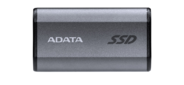 Твердотельный накопитель /  ADATA External SSD SE880,  4000GB,  USB 3.2 Gen2 Type-C,  up to R / W 2000 / 2000 MB / s,  64.8x35x12.5mm,  Titanium Grey  (5 лет)
