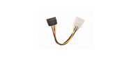 Кабель Cablexpert CC-SATA-PS Кабель питания SATA Cablexpert CC-SATA-PS, 15см, molex 4pin / sata 15pin, пакет {400} CC-SATA-PS (022866)