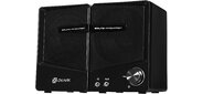 Колонки Oklick OK-126 2.0 черный 6Вт портативные