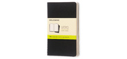 Блокнот Moleskine CAHIER JOURNAL QP313 Pocket 90x140мм обложка картон 64стр. нелинованный черный  (3шт)