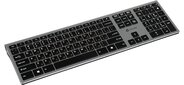 Клавиатура Oklick 890S серый USB беспроводная slim