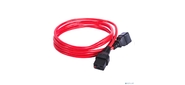 REM Шнур питания с фиксатором IEC 60320 C19 / IEC 60320 C20,  16 А  /  250 В  (3 * 1, 5),  длина 1, 8 м,  красный R-16-Cord-C19-C20-1.8-Red