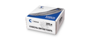 Cabeus UTP-4P-Cat.5e-SOLID-LSZH-100 Кабель витая пара UTP (U / UTP), категория 5e, 4 пары (24 AWG), одножильный, оранжевый, LSZH, нг (А)-HF, (100 м)