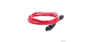 REM Шнур питания с фиксатором IEC 60320 C13 / IEC 60320 C14,  10 А  /  250 В  (3 * 1, 0),  длина 3 м,  красный R-10-Cord-C13-C14-3-Red