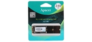 M.2 2280 240GB Apacer AST280 Client SSD AP240GAST280-1 SATA 6Gb / s,  520 / 495,  IOPS 84K,  TLC,   (914101) Retail  (914101)