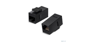 Cabeus CA-KJ-8p8c-C5e Проходной адаптер формата Keystone,  RJ45-RJ45  (8p8c),  категория 5е,  неэкранированный