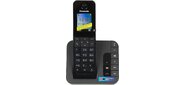 Panasonic KX-TGH220RUB Беспроводной телефон DECT Цветной, АОН, автоответчик, черный