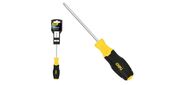 Двухсторонняя отвертка Deli DL632102 PH2+SL6,  сталь Cr-V,  общая длина хвостовика 135мм,  двухкомпонентная прорезиненная рукоять