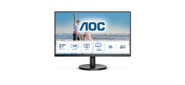 Монитор 27" AOC Q27B3MA Black  (VA,  2560x1440,  75Hz,  4 ms,  178° / 178°,  250 cd / m,  20M:1,  +2xHDMI 1.4,  +DisplayPort 1.2,  +MM)