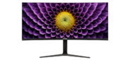 IRBIS NobleView 38'' LED Monitor 3840x1600,  21:9,  IPS,  300 cd / m2,  2000:1,  3ms,  HDMI,  DP USB-C (65W) USB-Ax2 USB-B 75Hz Tilt Height Swivel Speak VESA Black 3y   (China)